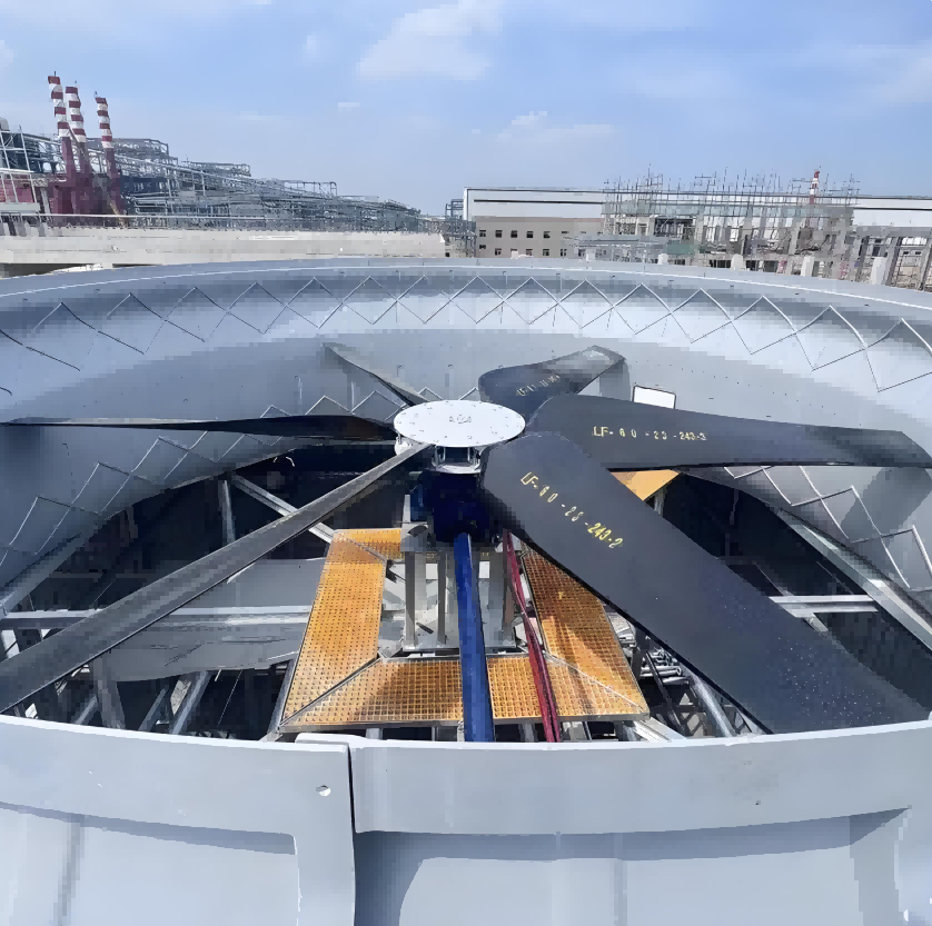 冷却塔风机检修维护