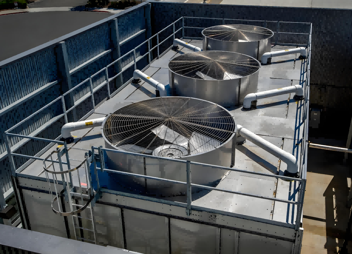 冷却塔使用一天的耗水量